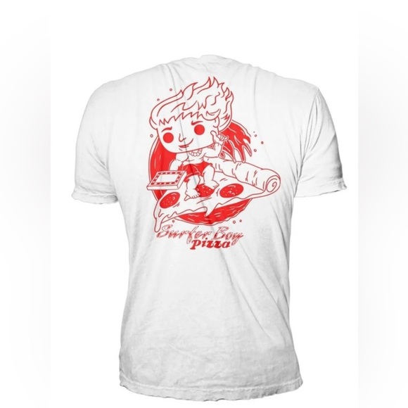 Funko Pop!Tees Netflix Stranger Things Surfer Boy Pizza (Sealed) MEDIUM - Picture 1 of 4